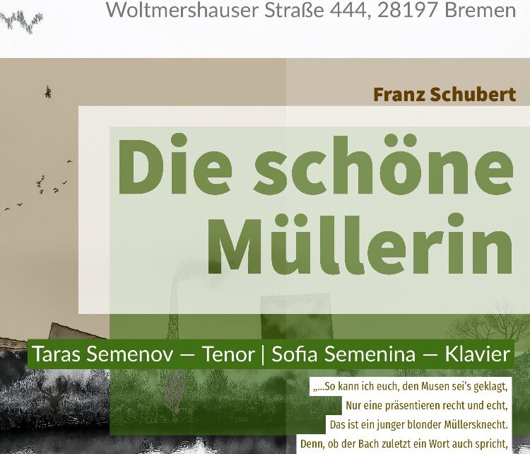Franz Schubert: Die schöne Müllerin im Kulturhaus Pusdorf